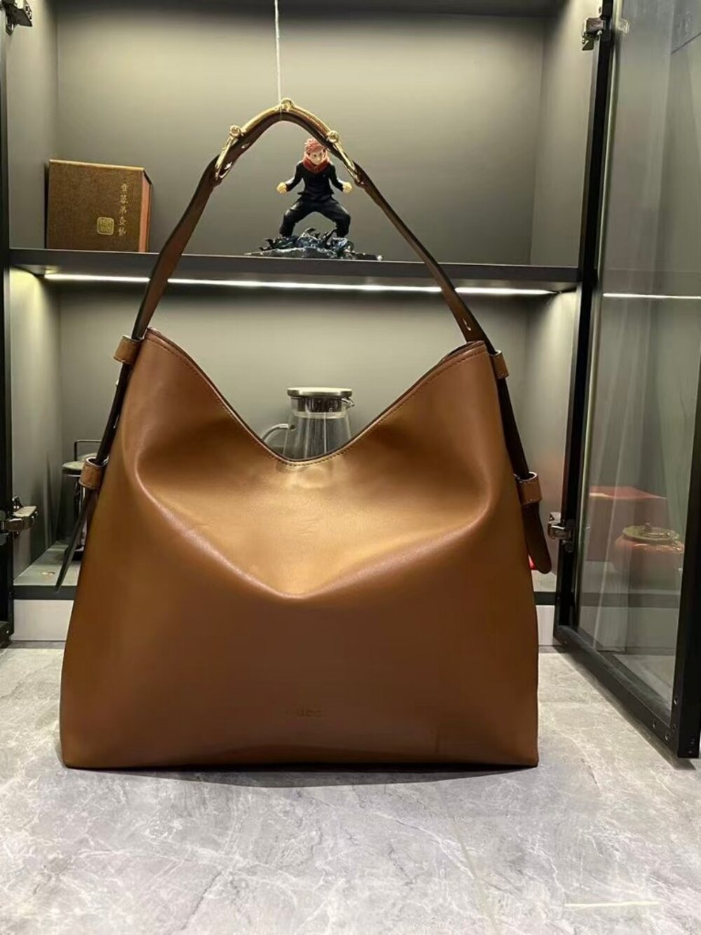 Gucci Women's Caramel Leather Large Gucci Beatrix Tote Bag